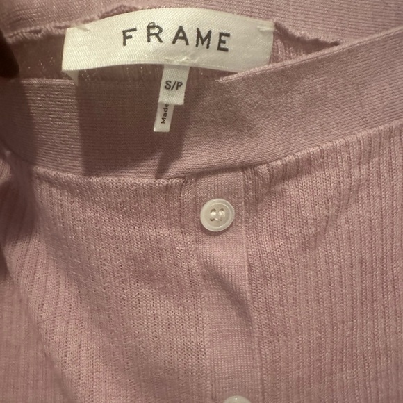 Frame lilac color off the shoulder sweater - Picture 2 of 3